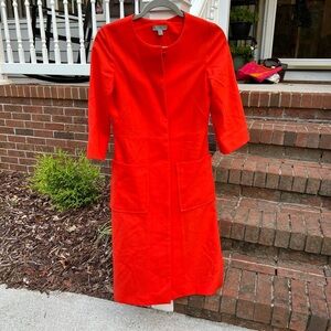 Collection of Style Orange Shift Wool Dress Size 2 Women’s